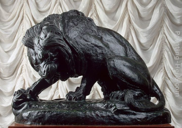 Antoine Louis Barye Lion and Serpent